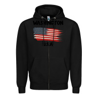 Black Washington Zipper Hoodie - Bettercallsaul
