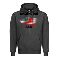 Charcoal Heather Washington Zipper Hoodie - Bettercallsaul