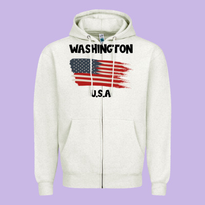 Washington Zipper Hoodie Designed By Bettercallsaul