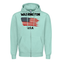 Seafoam Washington Zipper Hoodie - Bettercallsaul