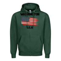 Sports Green Washington Zipper Hoodie - Bettercallsaul