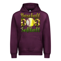 Mauve Wine Baseball Dad Softball Urban Hoodie - BundleAndBundleShop