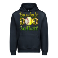 Navy Baseball Dad Softball Urban Hoodie - BundleAndBundleShop