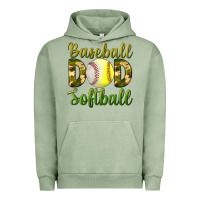 Pigment Oil Green Baseball Dad Softball Urban Hoodie - BundleAndBundleShop