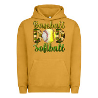 Pigment Peanut Butter Baseball Dad Softball Urban Hoodie - BundleAndBundleShop