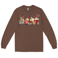 Chestnut Nurse Coffee Cups Long Sleeve Tee - MaliasSmallBusiness