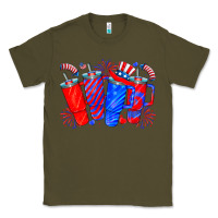 Army Green american obsessive cup Classic Tee - CowhideDigitalArt