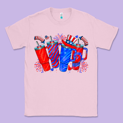 American Obsessive Cup Classic Tee Designed By Cowhidedigitalart