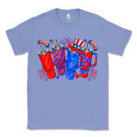 Colony Blue american obsessive cup Classic Tee - CowhideDigitalArt