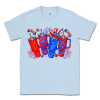 Dusty Blue american obsessive cup Classic Tee - CowhideDigitalArt