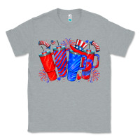 Heather Grey american obsessive cup Classic Tee - CowhideDigitalArt