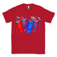 Red american obsessive cup Classic Tee - CowhideDigitalArt