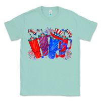 Seafoam american obsessive cup Classic Tee - CowhideDigitalArt