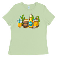 Matcha beer coffee cups Ladies Tee - AdoDesignShop