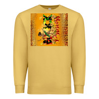 Antique Gold black princess Premium Sweatshirt - CowGirlArtShop