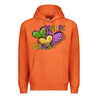 Carrot mardi gras heart Premium Hoodie - CowGirlArtShop