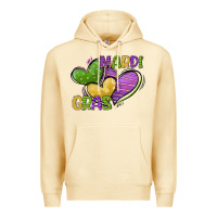 Pina Colada mardi gras heart Premium Hoodie - CowGirlArtShop