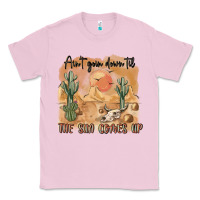 Bubblegum Pink ain t going down til the sun comes up Classic Tee - MaliasSmallBusiness