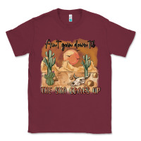 Burgundy ain t going down til the sun comes up Classic Tee - MaliasSmallBusiness