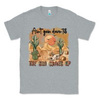 Heather Grey ain t going down til the sun comes up Classic Tee - MaliasSmallBusiness