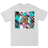 Dove Grey race heart tumbler Premium Tee - AdoDesignShop