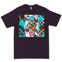 Plum race heart tumbler Premium Tee - AdoDesignShop
