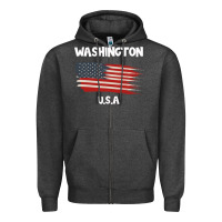 Charcoal Heather Washington Zipper Hoodie - Bettercallsaul