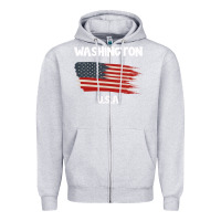Heather Grey Washington Zipper Hoodie - Bettercallsaul