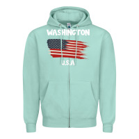 Seafoam Washington Zipper Hoodie - Bettercallsaul