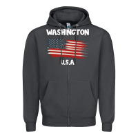 Smoke Washington Zipper Hoodie - Bettercallsaul