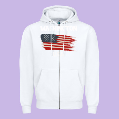 Washington Zipper Hoodie Designed By Bettercallsaul