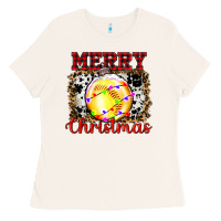 Bone ornament merry christmas Ladies Tee - RanaPortraitStore
