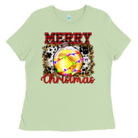 Matcha ornament merry christmas Ladies Tee - RanaPortraitStore