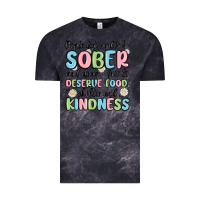 Cloud Black people dont need to be sober and drugfree to deserve food Vintage Tee - MaliasSmallBusiness