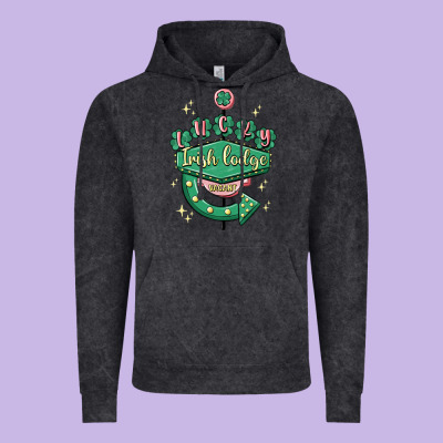 Irish Lodge Vacant Vintage Hoodie Designed By Maliassmallbusiness