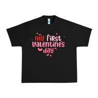 My First Valentines Day Urban Heavy Tee | Teevron