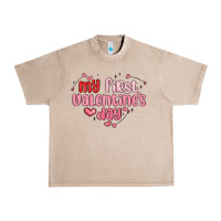 French Oak my first valentines day Urban Heavy Tee - MaliasSmallBusiness