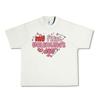Pistachio my first valentines day Urban Heavy Tee - MaliasSmallBusiness