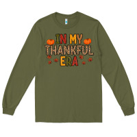 Army Green In My Thankful Era Long Sleeve Tee - MaliasSmallBusiness
