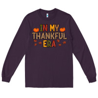Plum In My Thankful Era Long Sleeve Tee - MaliasSmallBusiness