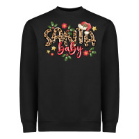 Black santa baby Heavyweight Sweatshirt - MaliasSmallBusiness