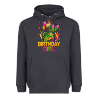 Smoke 3rd birthday girl t rex pink Heavyweight Hoodie - CowGirlArtShop