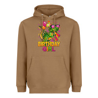 Toasted Coconut 3rd birthday girl t rex pink Heavyweight Hoodie - CowGirlArtShop