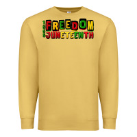 Antique Gold freedom juneteenth Premium Sweatshirt - CowGirlArtShop