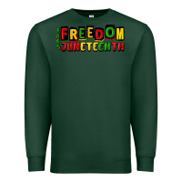 Sports Green freedom juneteenth Premium Sweatshirt - CowGirlArtShop