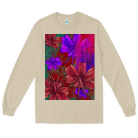 Mushroom floral pattern Long Sleeve Tee - JahusDesignShop
