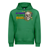 Emerald on tuesdays we wear beads skull Urban Hoodie - FaDigitalArtStudio