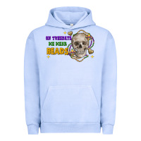 Pigment Grape Ice on tuesdays we wear beads skull Urban Hoodie - FaDigitalArtStudio