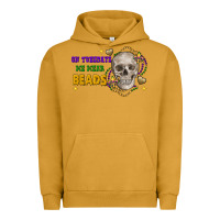 Pigment Peanut Butter on tuesdays we wear beads skull Urban Hoodie - FaDigitalArtStudio