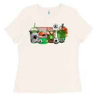 Bone soccer coffee cups Ladies Tee - AdoDesignShop